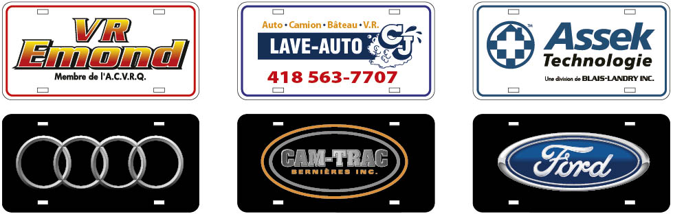 Plaques Auto